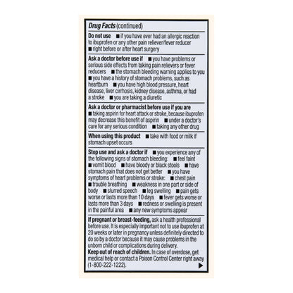 Foster & Thrive™ Pain Relief 200 mg Strength Ibuprofen Tablet 24 per Bottle (1238964_BT)