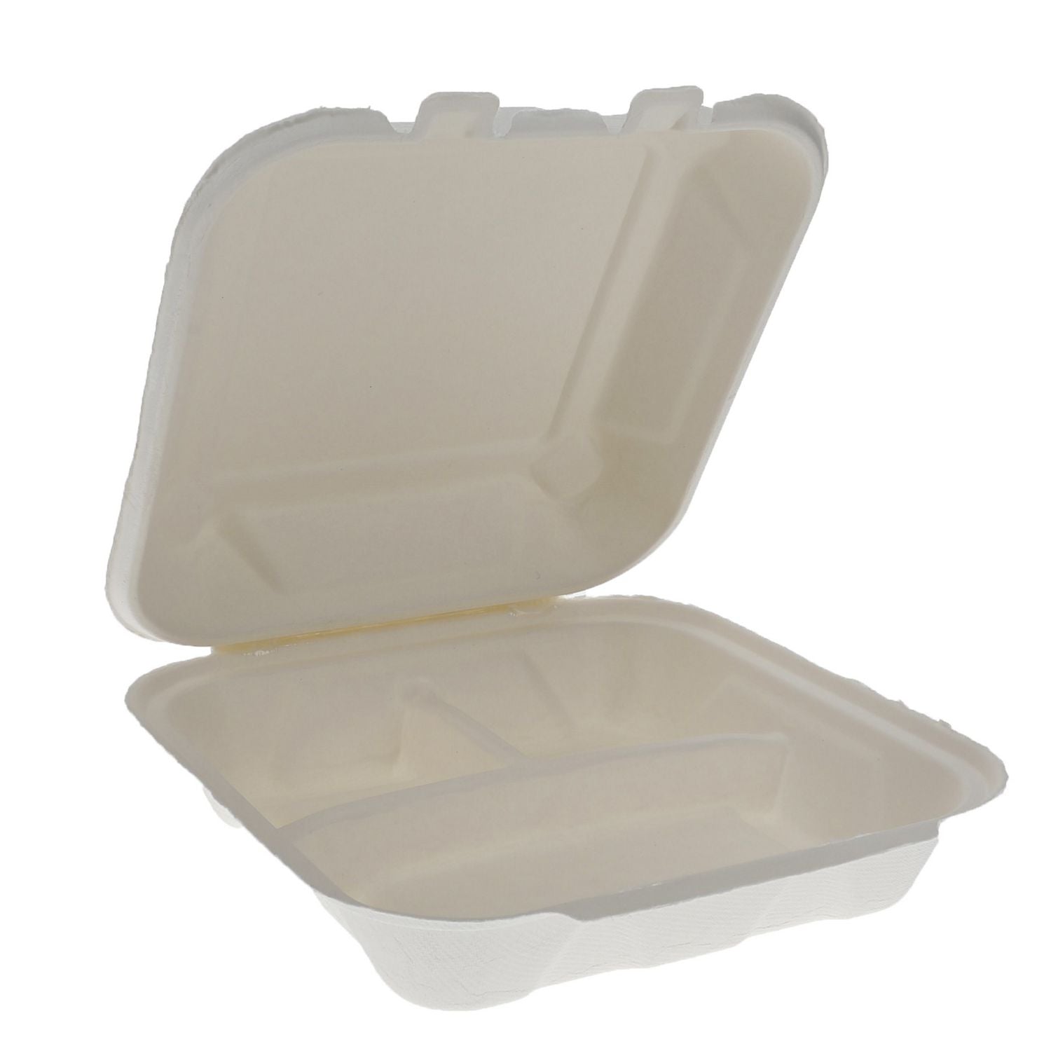 pactiv-evergreen-earthchoice-pfas-free-compostable-hinged-lid-container-3-compartment-8-x-8-x-3-natural-sugarcane-150-carton-pctymch0803pffr_2