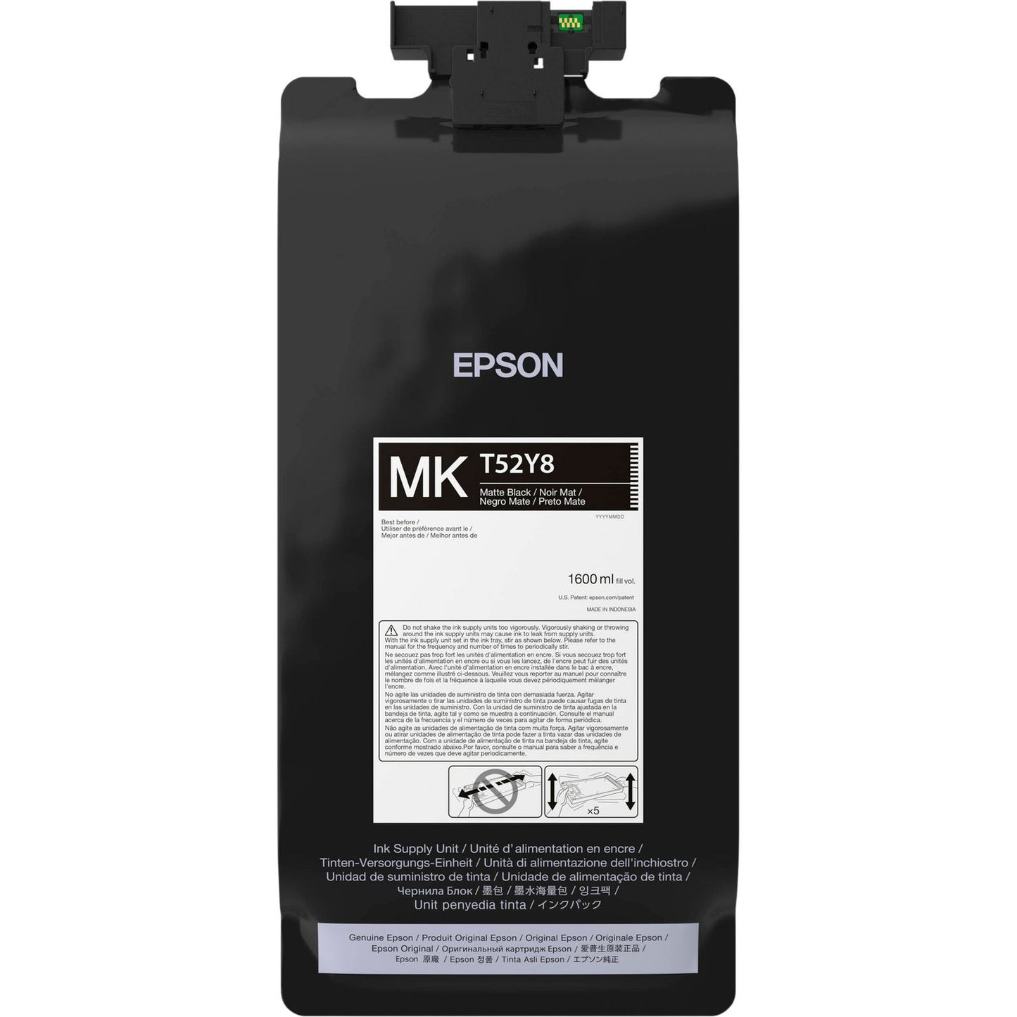 Epson® T52Y820 (T52Y) High-Capacity Ink, Matte Black (EPST52Y820)