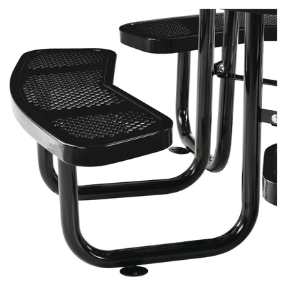global-industrial-perforated-steel-picnic-table-round-46-dia-x-29-5h-black-top-black-base-legs-gbe262078bk_2