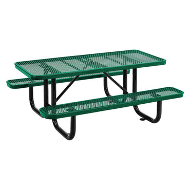 global-industrial-expanded-steel-picnic-table-rectangular-72-x-62-x-29-5-green-top-green-base-legs-gbe277152gn_2