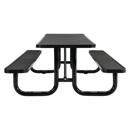 global-industrial-expanded-steel-picnic-table-rectangular-96-x-62-x-29-5-black-top-black-base-legs-gbe277153bk_3