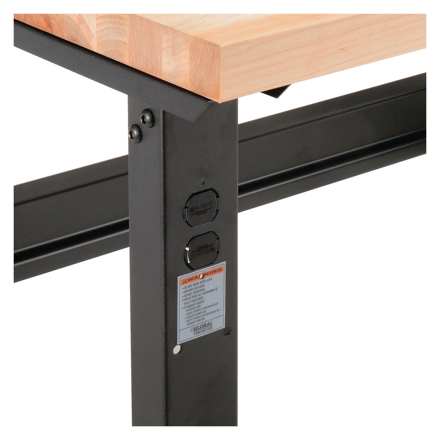 global-industrial-standard-duty-butcher-block-top-adjustable-height-workbench-2-000-lbs-48-x-30-x-30-88-to-36-88-maple-black-gbe319076_3
