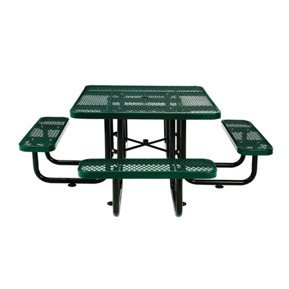 global-industrial-expanded-steel-picnic-table-square-81-x-81-x-29-5-green-top-green-base-legs-gbe277151gn_3