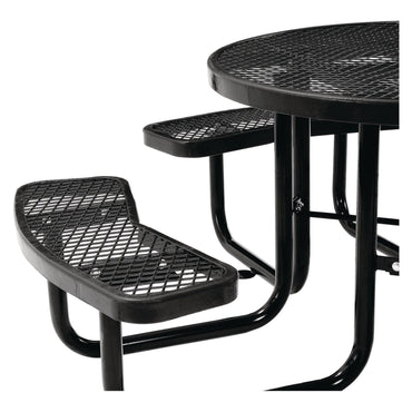 global-industrial-expanded-steel-picnic-table-round-46-dia-x-29-5h-black-top-black-base-legs-gbe277150bk_2