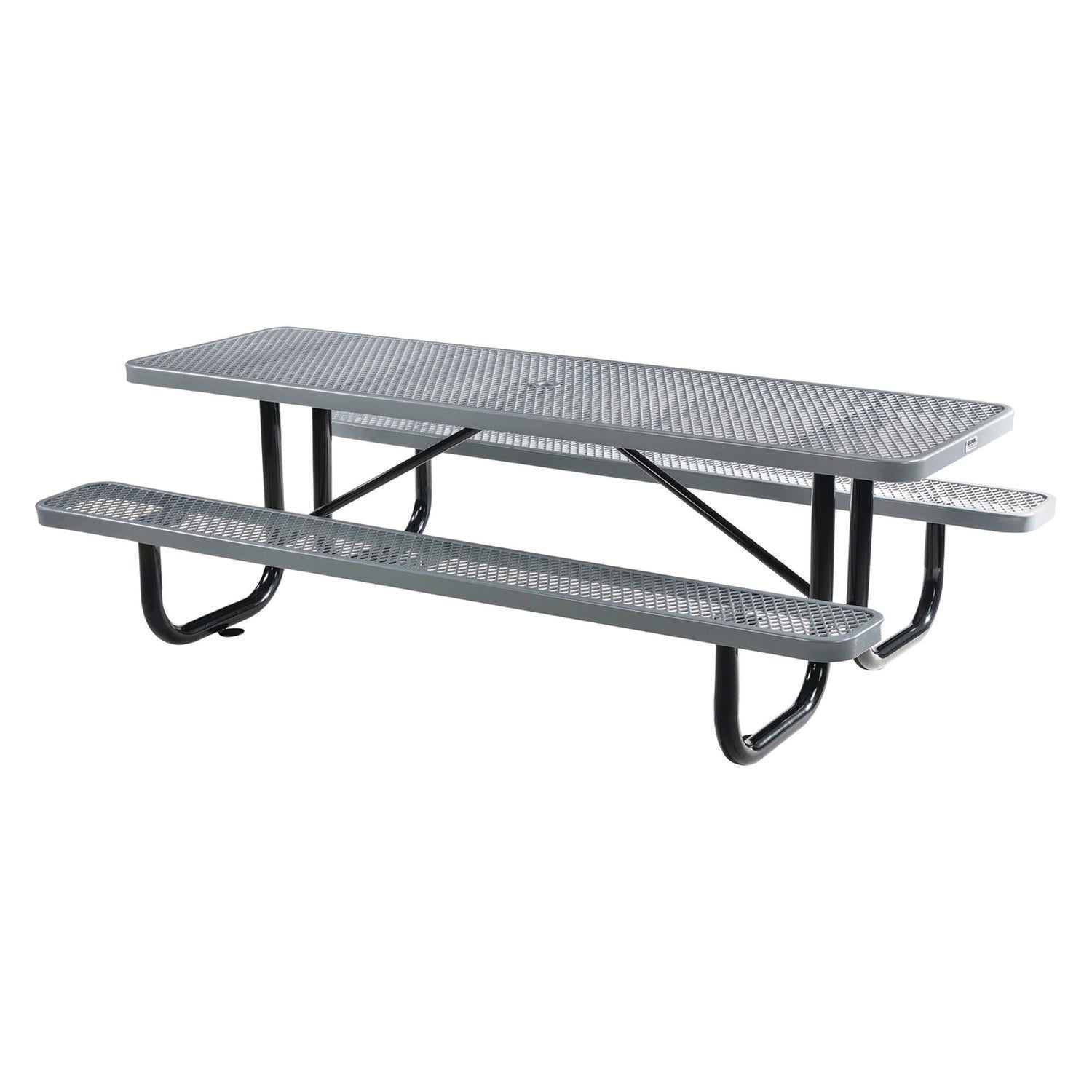 global-industrial-expanded-steel-picnic-table-rectangular-96-x-62-x-29-5-gray-top-gray-base-legs-gbe277153gy_2