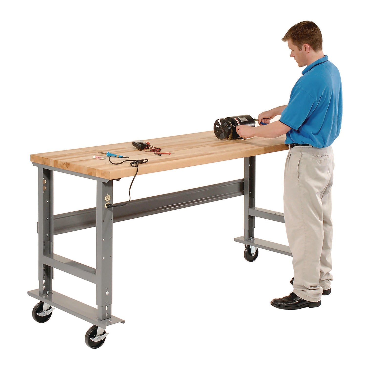 global-industrial-light-duty-butcher-block-top-adjustable-height-workbench-800-lbs-60-x-30-x-36-to-43-gray-gbe183166a_2