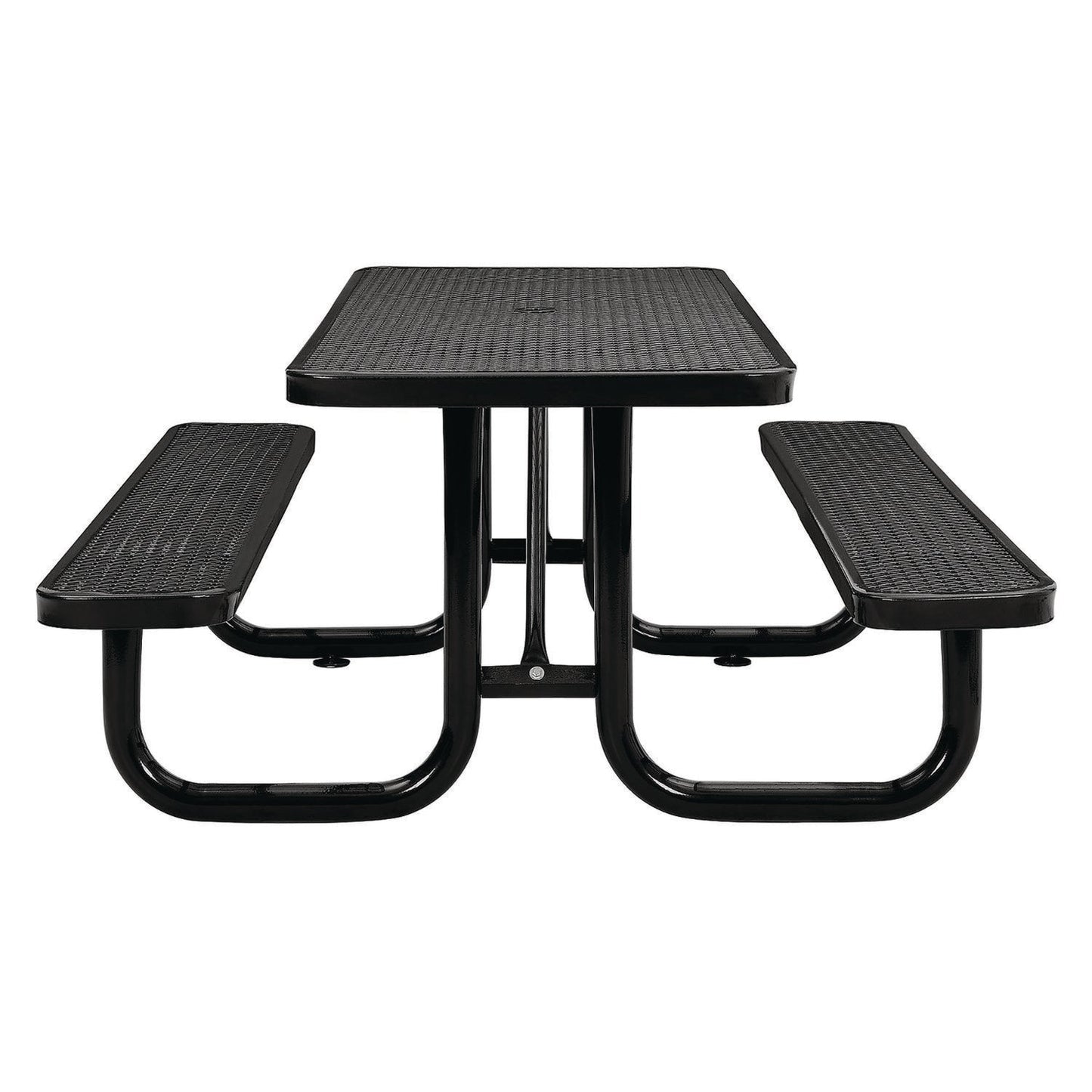 global-industrial-expanded-steel-picnic-table-rectangular-72-x-62-x-29-5-black-top-black-base-legs-gbe277152bk_3