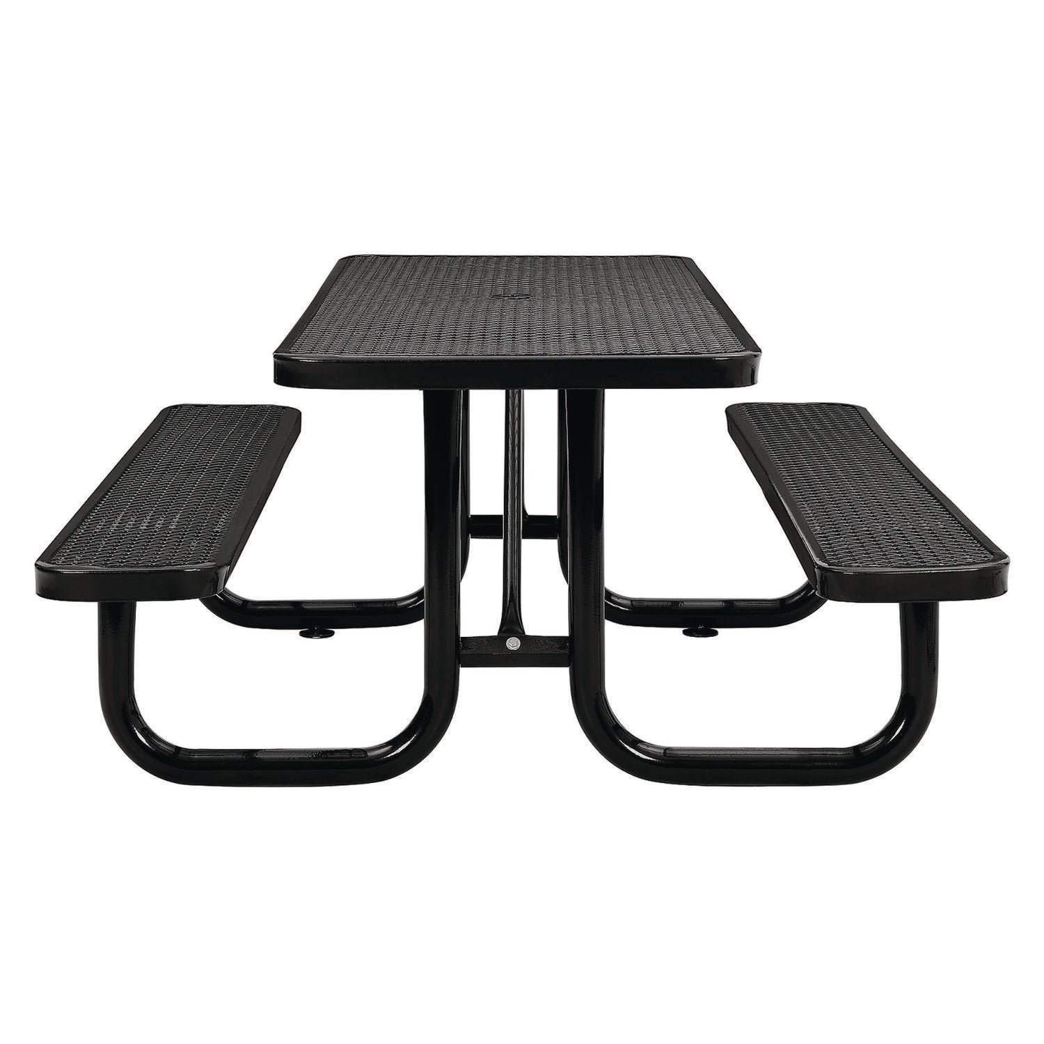 global-industrial-expanded-steel-picnic-table-rectangular-72-x-62-x-29-5-black-top-black-base-legs-gbe277152bk_3