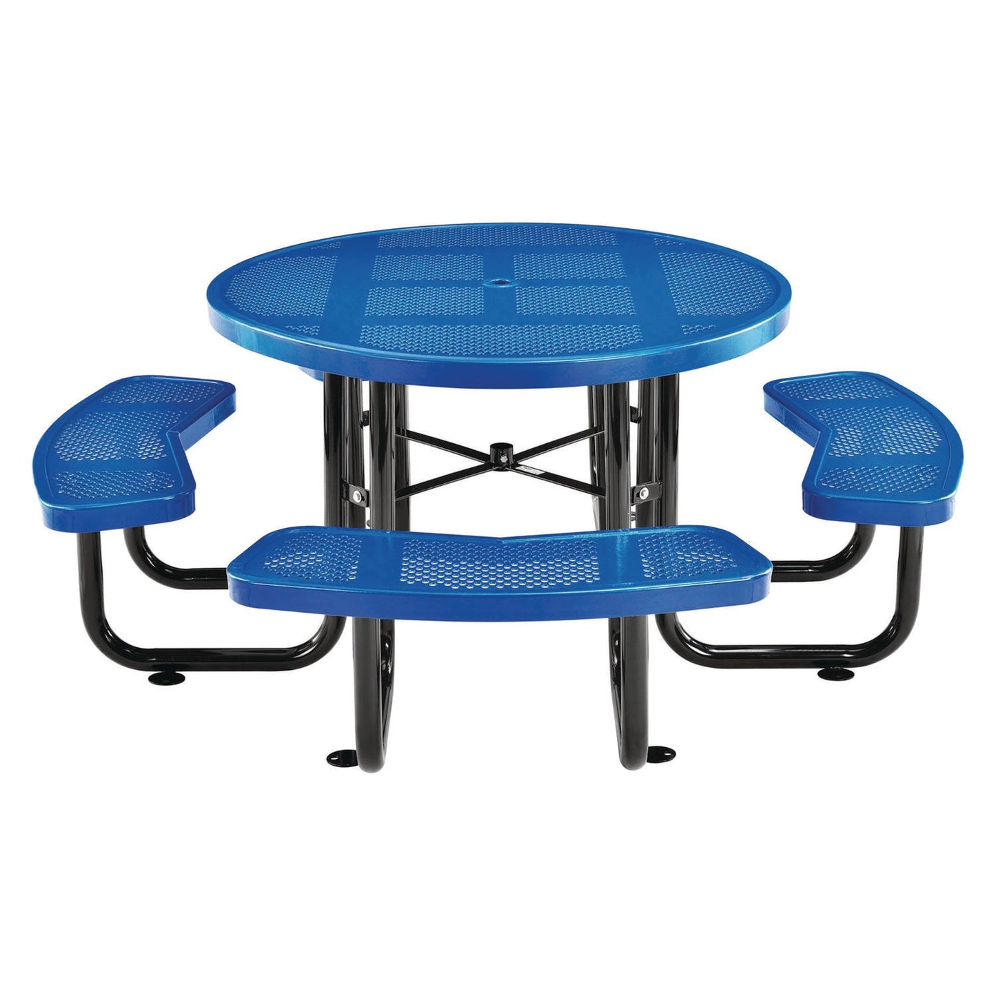 global-industrial-perforated-steel-picnic-table-round-46-dia-x-29-5h-blue-top-blue-base-legs-gbe262078bl_3