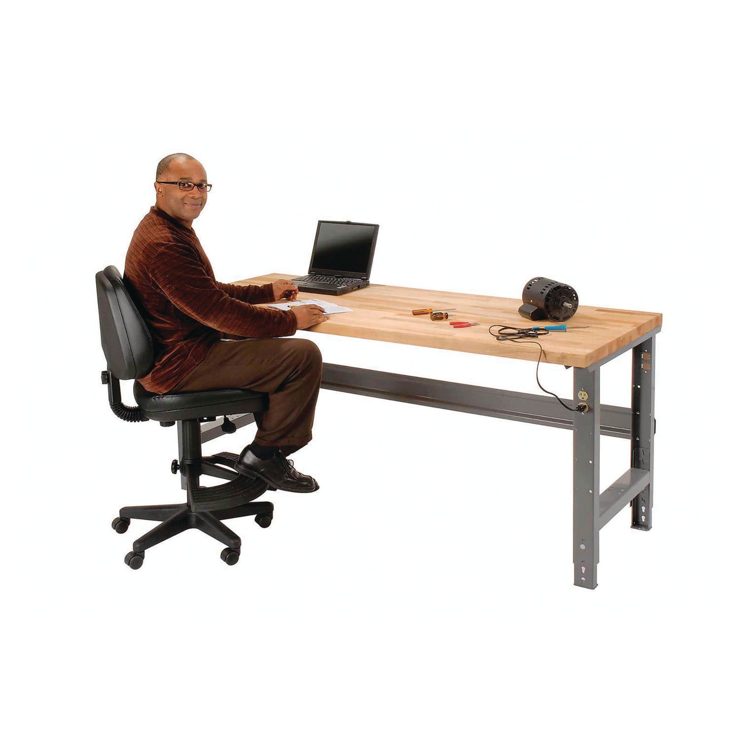 global-industrial-standard-duty-butcher-block-top-adjustable-height-workbench-2-000-lbs-60-x-30-x-30-88-to-36-88-birch-gray-gbe318912gy_3