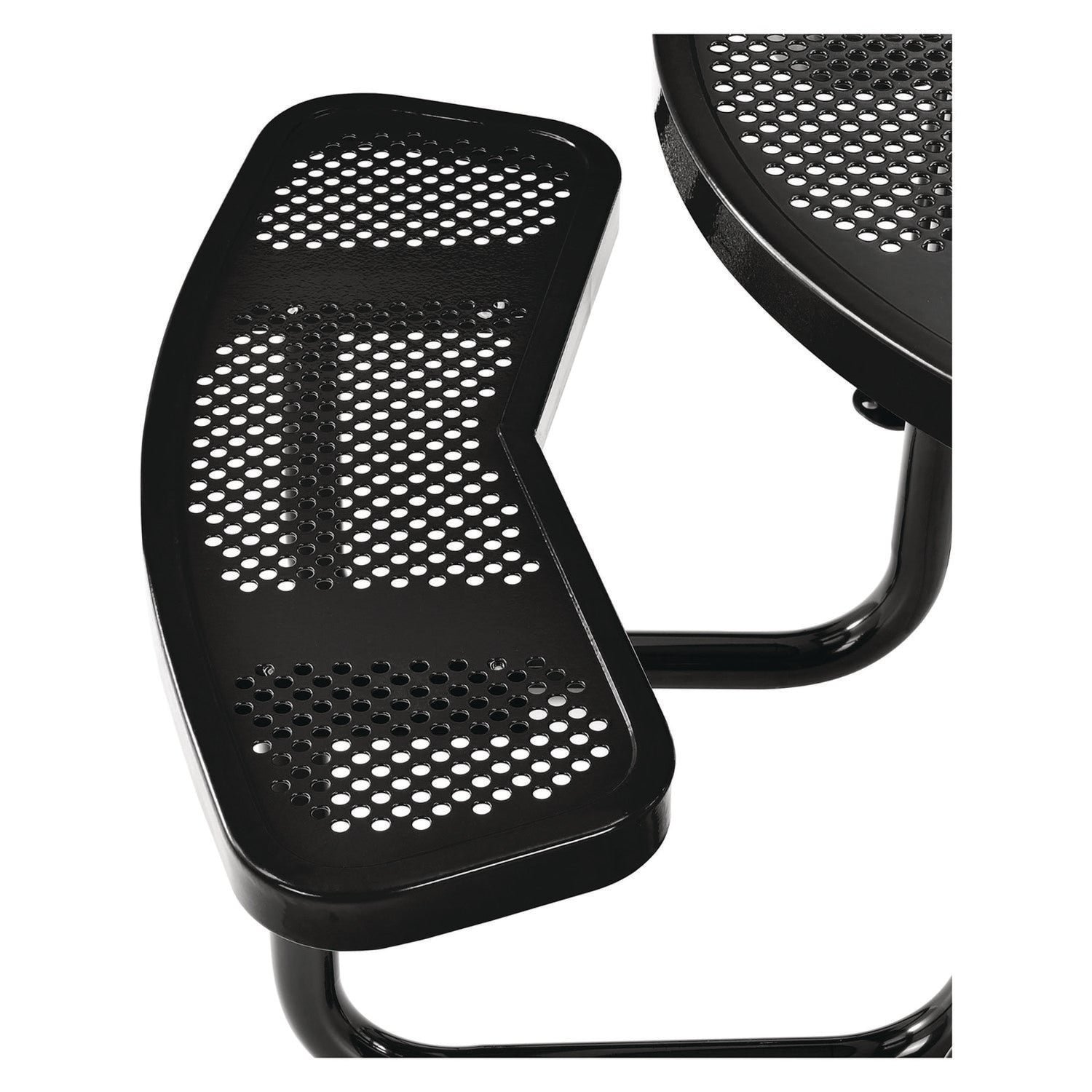 global-industrial-perforated-steel-picnic-table-round-46-dia-x-29-5h-black-top-black-base-legs-gbe262078bk_3