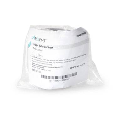 McKesson Argent™ Medicine Cup 2 oz. Silver Stainless Steel Reusable NonSterile (970121_EA)