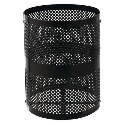 global-industrial-outdoor-perforated-steel-trash-can-with-dome-lid-36-gal-steel-black-gbe261949bk_4