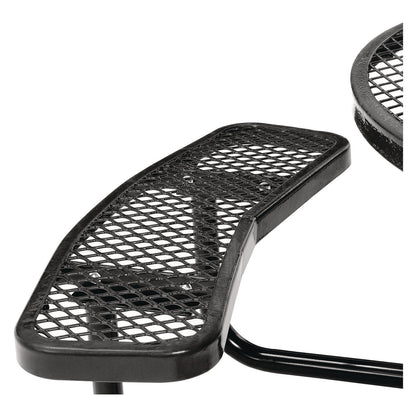 global-industrial-expanded-steel-picnic-table-round-46-dia-x-29-5h-black-top-black-base-legs-gbe277150bk_3