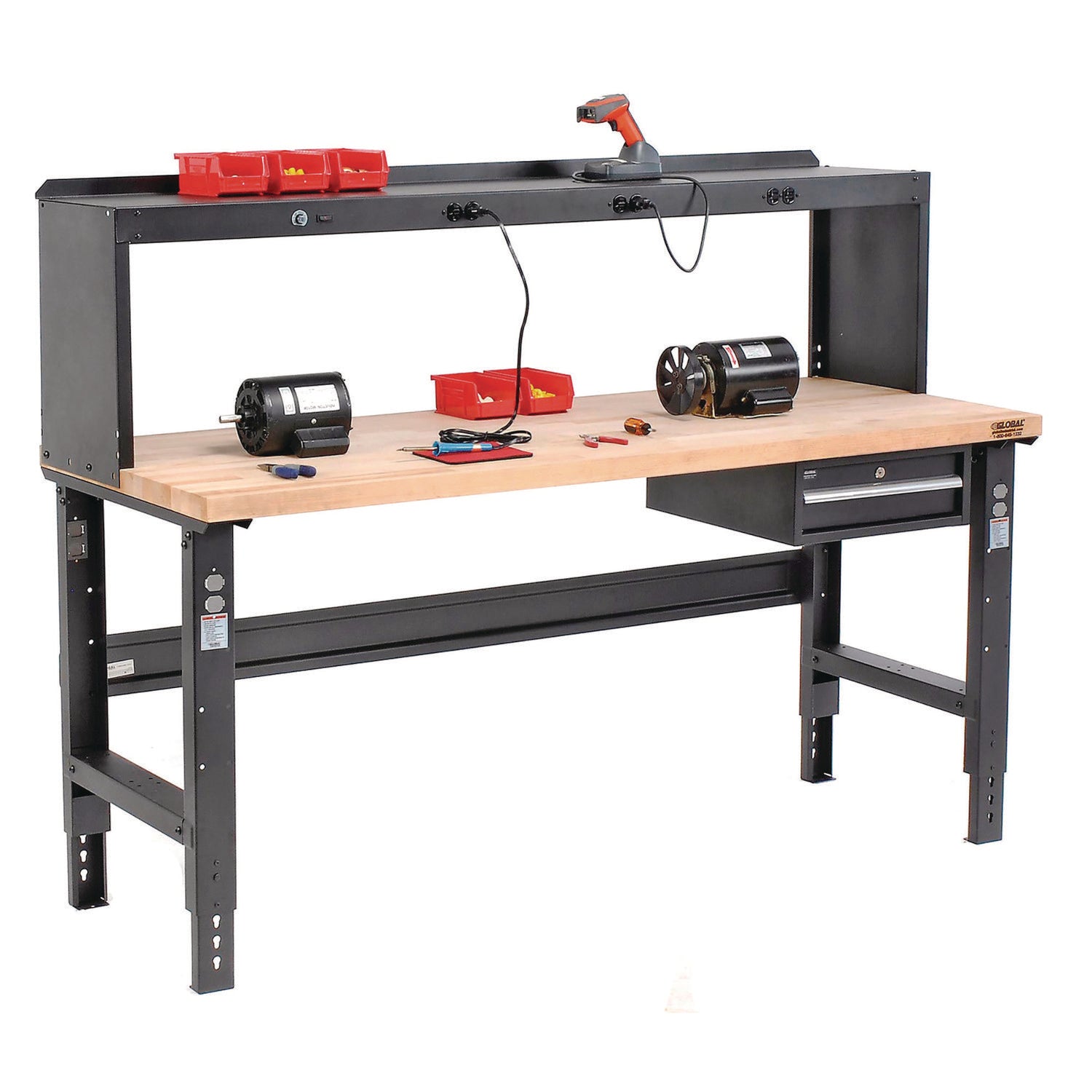 global-industrial-standard-duty-butcher-block-top-adjustable-height-workbench-2-000-lbs-72-x-36-x-30-88-to-36-88-maple-black-gbe183169bk_2