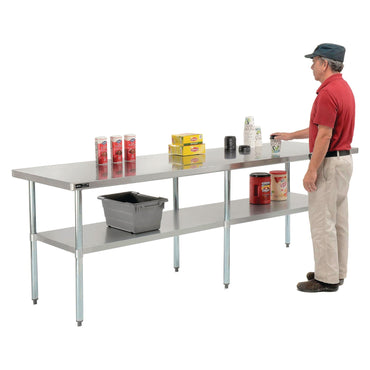global-industrial-work-table-with-undershelf-rectangular-96-x-30-x-35-silver-top-silver-base-legs-gbe319058_2