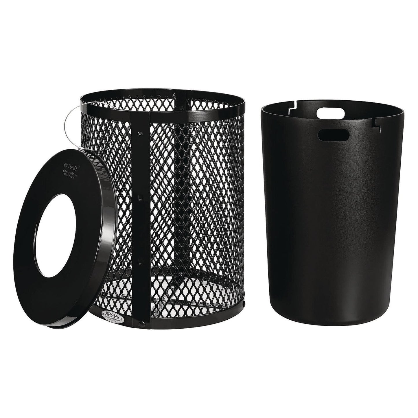 global-industrial-outdoor-diamond-steel-trash-can-36-gal-black-gbe261924bk_2