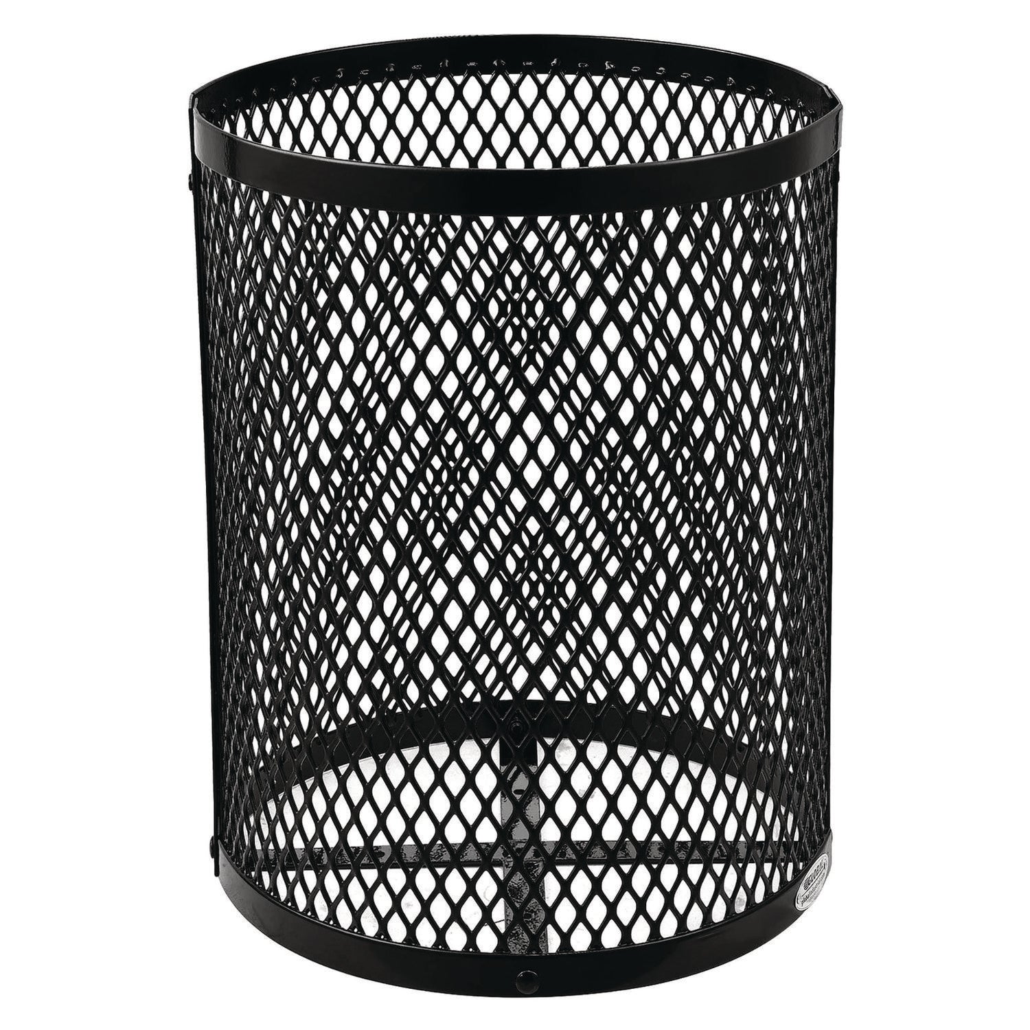 global-industrial-outdoor-diamond-steel-trash-can-36-gal-black-gbe261924bk_3