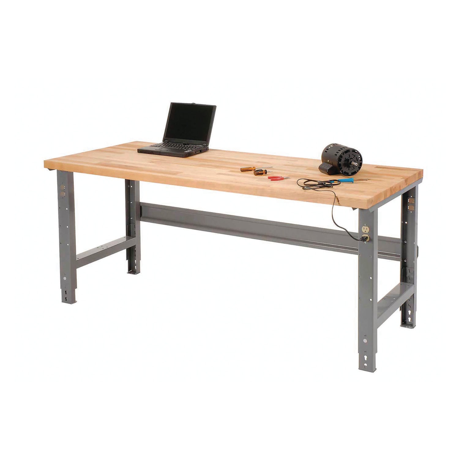 global-industrial-standard-duty-butcher-block-top-adjustable-height-workbench-2-000-lbs-72-x-30-x-30-88-to-36-88-maple-gray-gbe183168_3