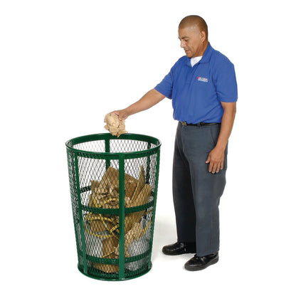 global-industrial-steel-mesh-corrosion-resistant-trash-can-48-gal-green-gbe237634gn_4