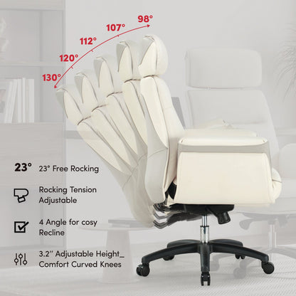 eureka-ergonomic-r-royal-executive-office-chair-support-up-to-300-lb-19-46-22-26-seat-height-white-pu-leather-seat-white-faux-leather-back-ekaoc003ow_3