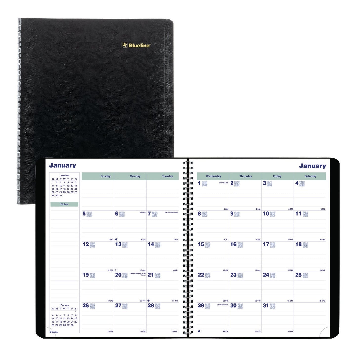 blueline-plan-and-link-monthly-planner-11-x-9-06-black-cover-16-months-sept-2024-to-dec-2025-redc151281t_2