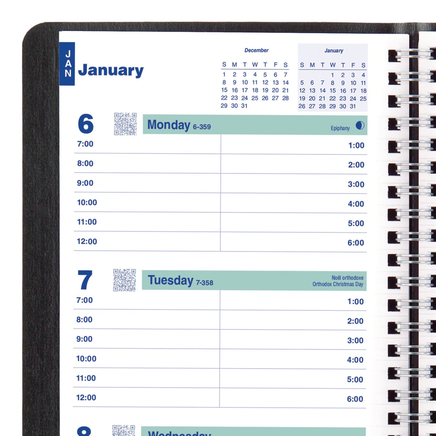 blueline-plan-and-link-weekly-planner-8-x-5-black-cover-12-month-jan-to-dec-2025-redc507581t_2