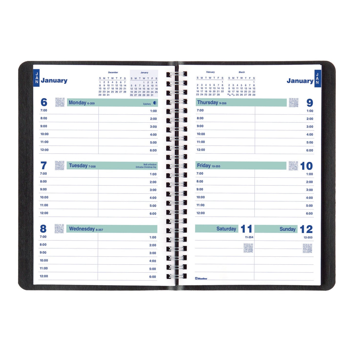 blueline-plan-and-link-weekly-planner-8-x-5-black-cover-12-month-jan-to-dec-2025-redc507581t_3