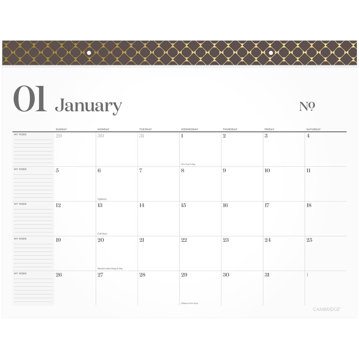 cambridge-workstyle-monthly-desk-pad-calendar-21-75-x-17-white-sheets-brown-gold-headband-clear-corners-12-month-jan-dec-2025-aag160670404_3