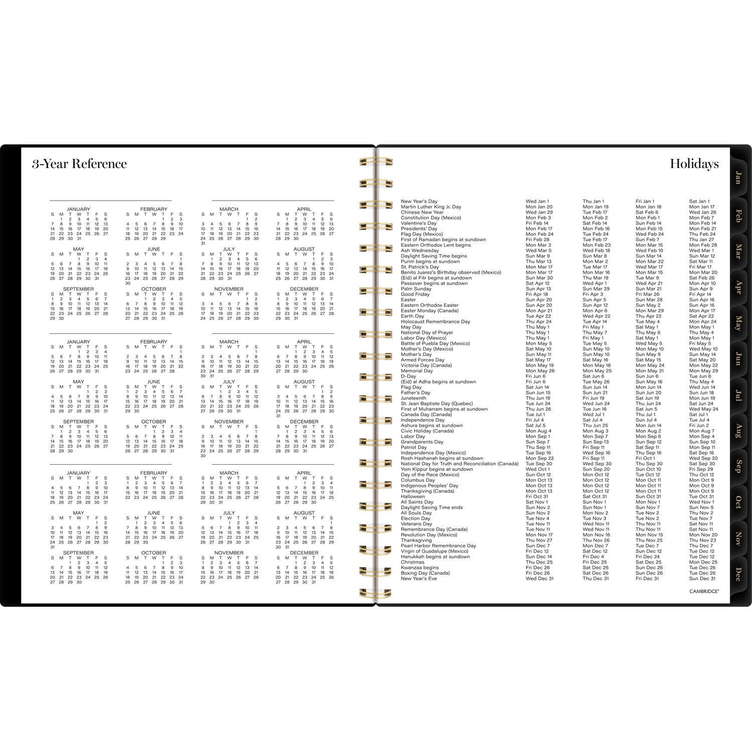 cambridge-radiate-weekly-monthly-planner-stylized-solar-eclipse-artwork-11-x-9-25-black-gold-cover-12-month-jan-to-dec-2025-aag1725905_5