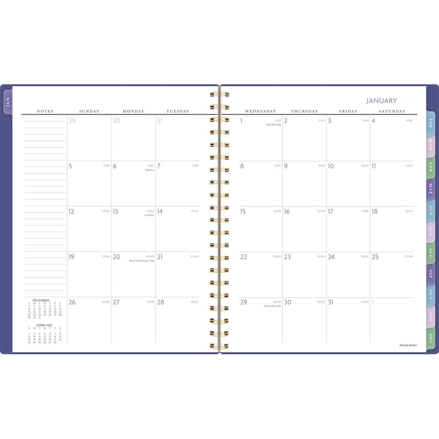 at-a-glance-badge-geo-weekly-monthly-planner-11-x-9-25-purple-gold-cover-13-month-jan-to-jan-2025-to-2026-aag1722g905_5