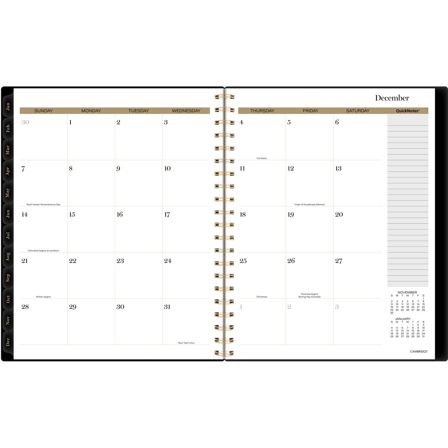 cambridge-radiate-weekly-monthly-planner-stylized-solar-eclipse-artwork-11-x-9-25-black-gold-cover-12-month-jan-to-dec-2025-aag1725905_7