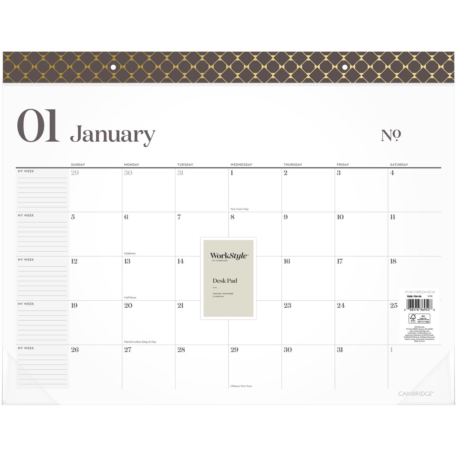 cambridge-workstyle-monthly-desk-pad-calendar-21-75-x-17-white-sheets-brown-gold-headband-clear-corners-12-month-jan-dec-2025-aag160670404_4