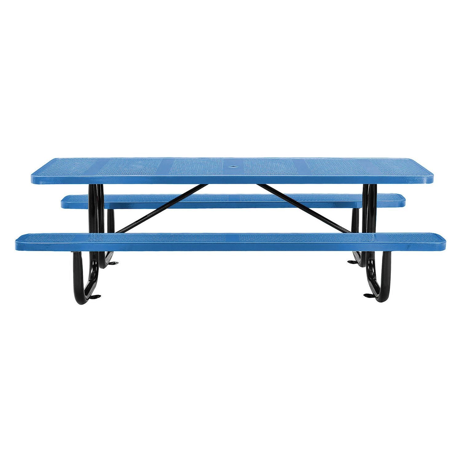 global-industrial-perforated-steel-picnic-table-rectangular-72-x-62-x-29-5-blue-top-blue-base-legs-gbe694555bl_2