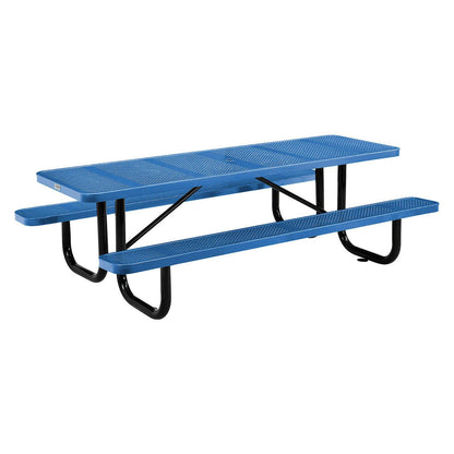 global-industrial-perforated-steel-picnic-table-rectangular-72-x-62-x-29-5-blue-top-blue-base-legs-gbe694555bl_3
