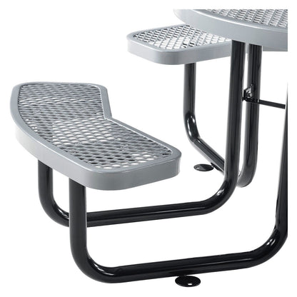 global-industrial-expanded-steel-picnic-table-round-46-dia-x-29-5h-gray-top-gray-base-legs-gbe277150gy_2