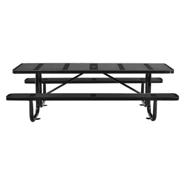 global-industrial-perforated-steel-picnic-table-rectangular-72-x-62-x-29-5-black-top-black-base-legs-gbe694555bk_2