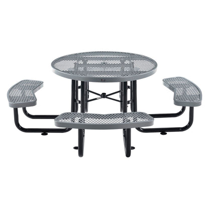 global-industrial-expanded-steel-picnic-table-round-46-dia-x-29-5h-gray-top-gray-base-legs-gbe277150gy_3