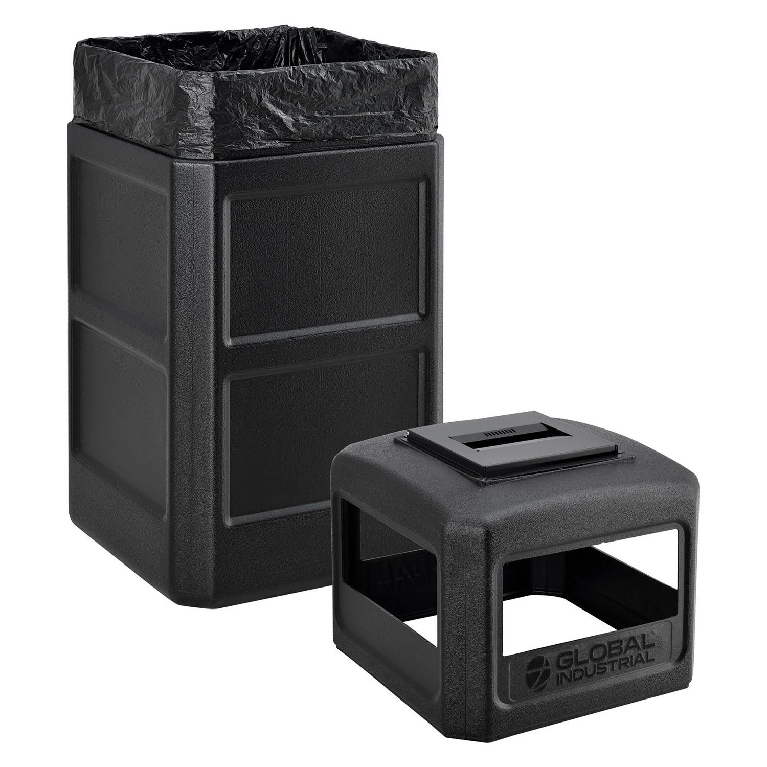global-industrial-square-plastic-waste-receptacle-ashtray-lid-with-open-sides-42-gal-black-gbe641540bk_3