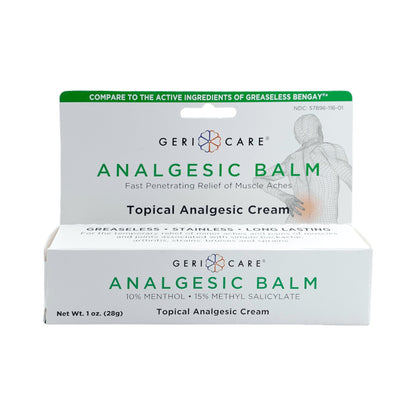 Geri-Care® Topical Pain Relief 10% - 15% Strength Menthol / Methyl Salicylate Cream 1 oz. (1188324_CS)