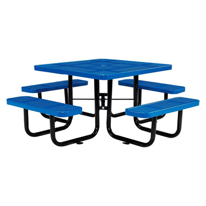 global-industrial-perforated-steel-picnic-table-square-81-x-81-x-29-5-blue-top-blue-base-legs-gbe694551bl_1