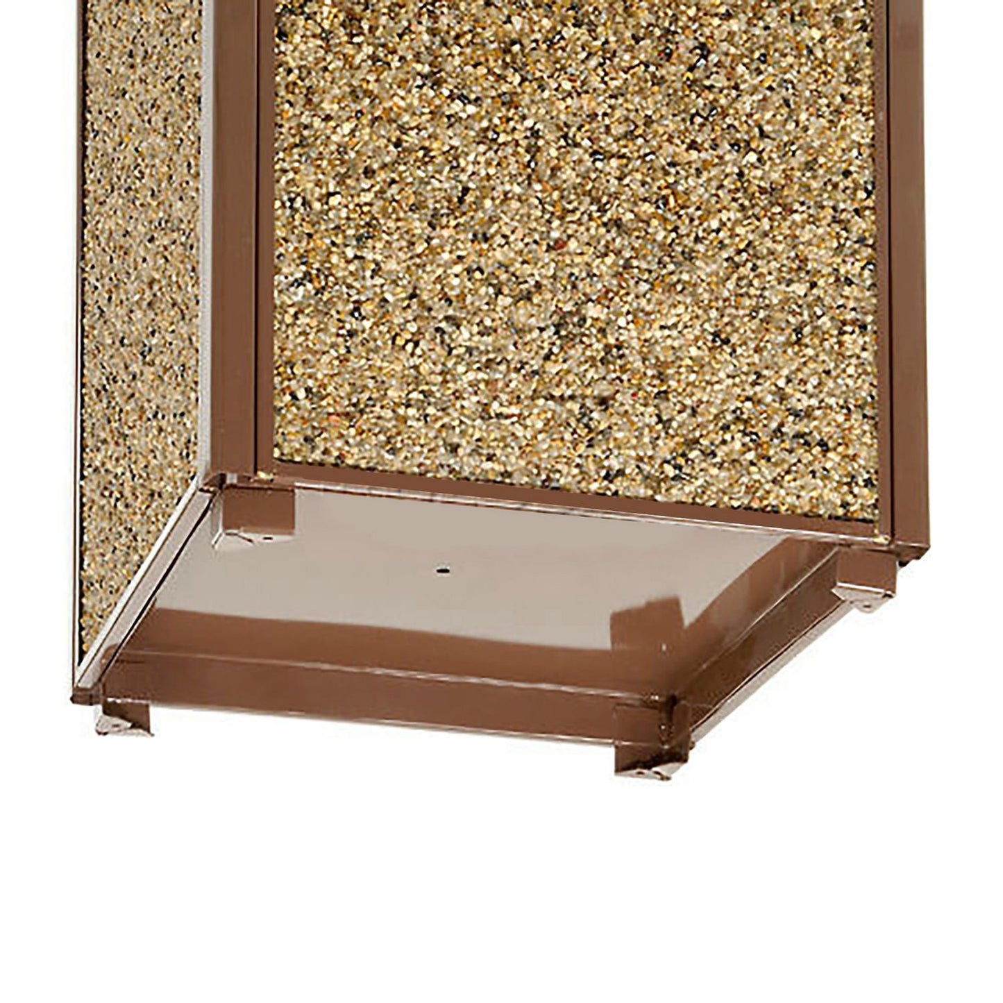 global-industrial-stone-panel-all-weather-trash-receptacle-urn-open-ashtray-top-24-gal-steel-brown-gbe238243bn_2