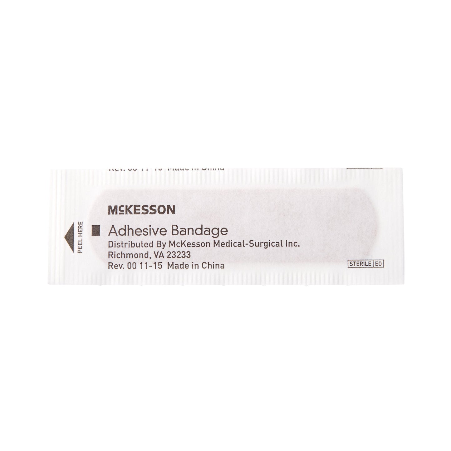 McKesson Adhesive Strip 3/4 X 3 Inch Fabric Rectangle Tan Sterile (466871_BX)