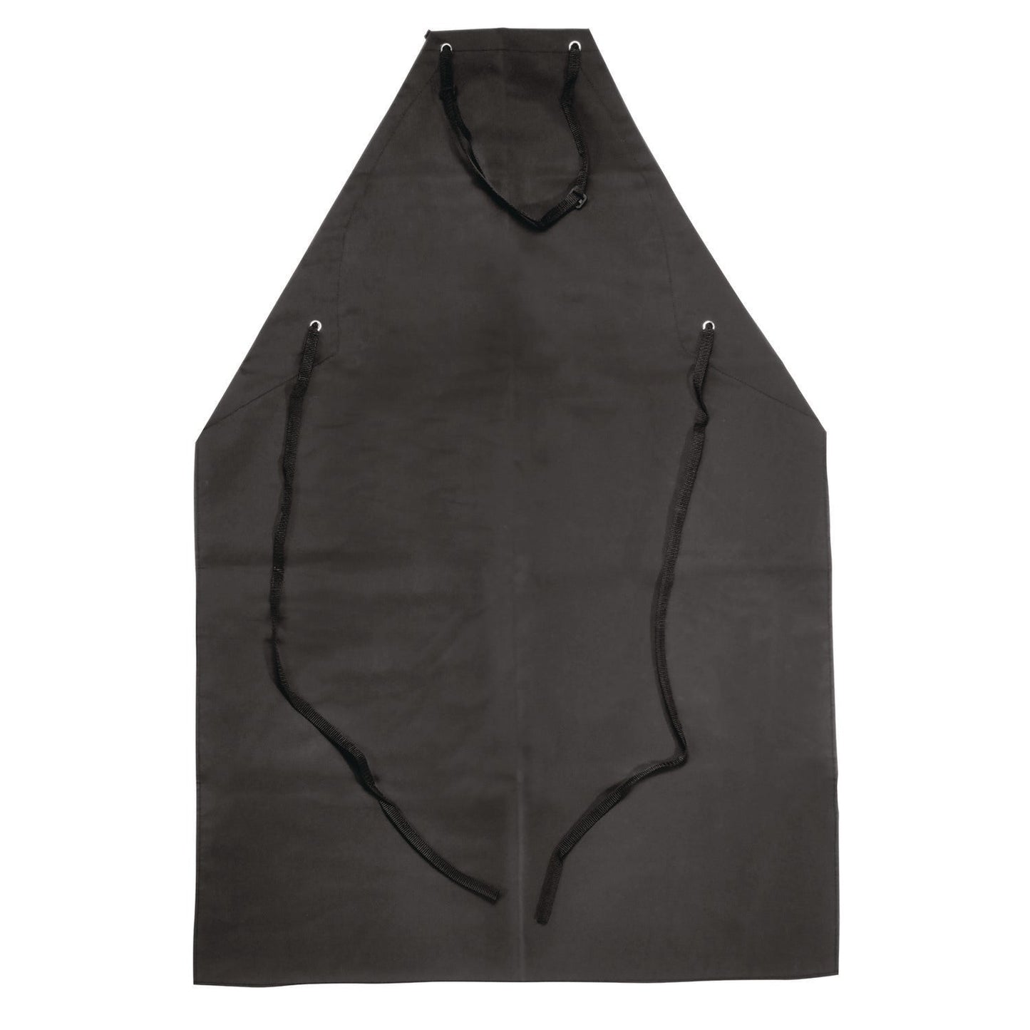 San Jamar Neo-Flex Neoprene Bib Apron, 36"x43", Black (SJM615NBABK)
