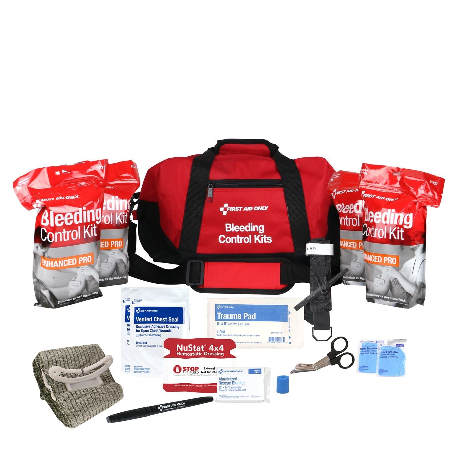 first-aid-only-bleeding-control-multiple-victim-bag-60-pieces-fabric-bag-fao91346_1
