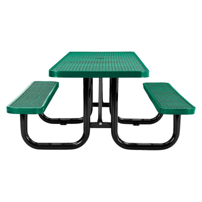 global-industrial-ada-compliant-expanded-steel-picnic-table-rectangular-96-x-60-x-21-5-green-top-and-base-gbe695289gn_3