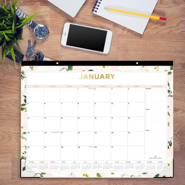 blue-sky-day-designer-coming-up-roses-monthly-desk-pad-calendar-floral-artwork-22-x-17-cream-blush-sheets-12-month-jan-dec-2025-bls138198_2