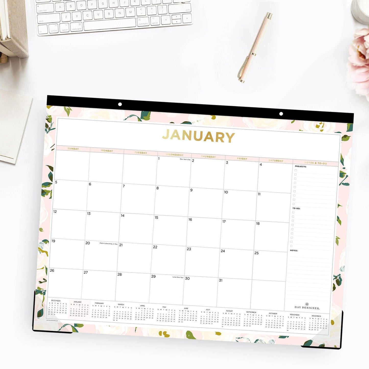 blue-sky-day-designer-coming-up-roses-monthly-desk-pad-calendar-floral-artwork-22-x-17-cream-blush-sheets-12-month-jan-dec-2025-bls138198_3