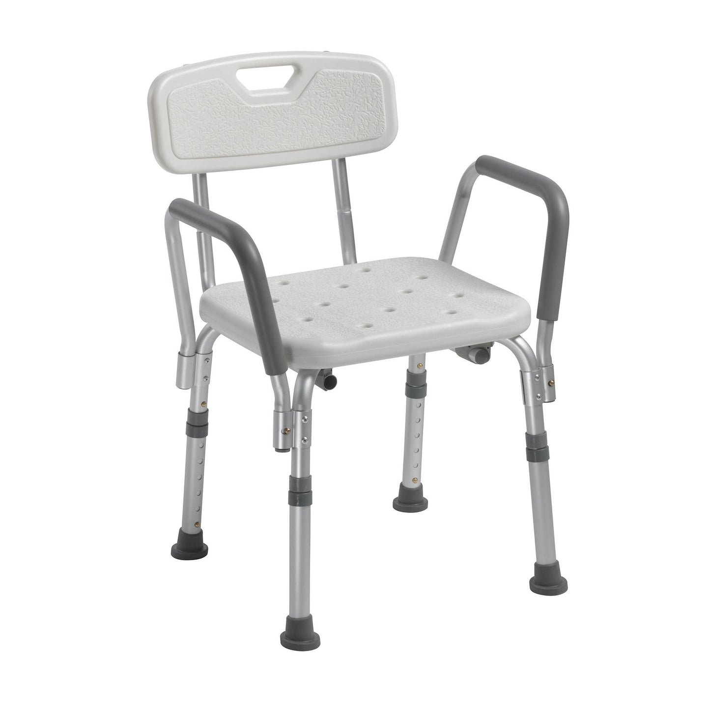 drive™ Bath Bench Padded Removable Arms Aluminum Frame With Backrest 16 Inch Seat Width 300 lbs. Weight Capacity (1032859_EA)